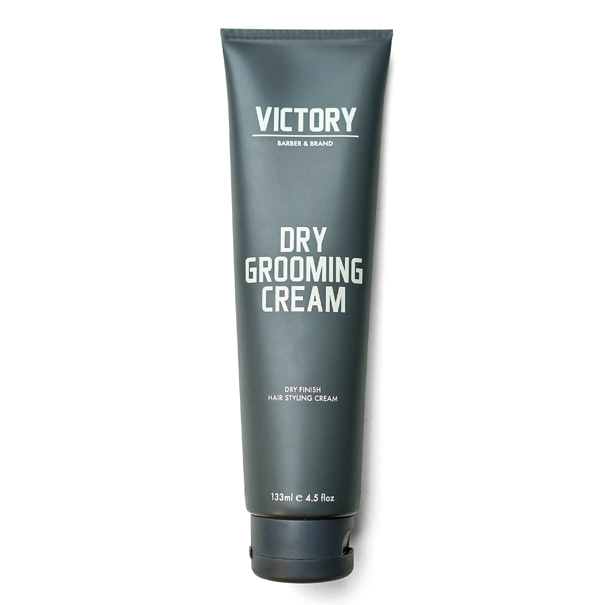 Victory Dry Grooming Cream bottle for versatile styling with natural finish.