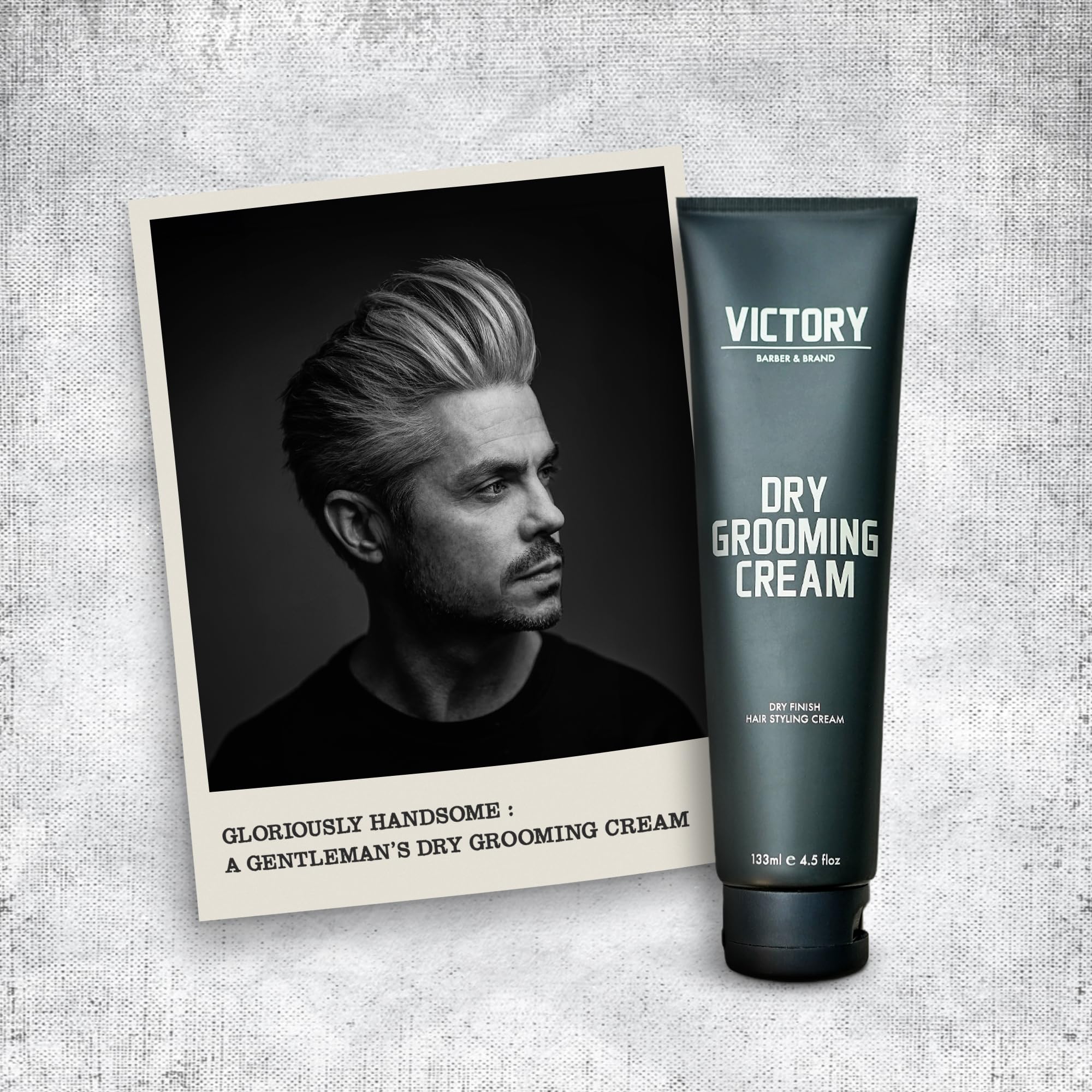 Victory Dry Grooming Cream made in the USA packaging.
