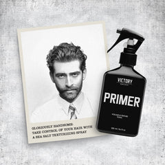 Victory Primer beach-look captures air-dried waves for a relaxed finish.
