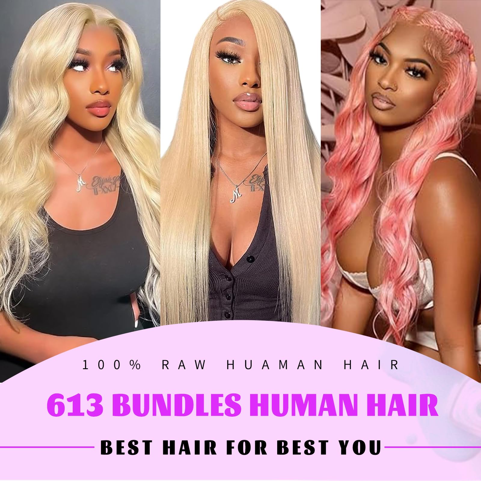 VICYAO 613 blonde bundles dyed-ready option demonstrates color versatility and smooth processing.