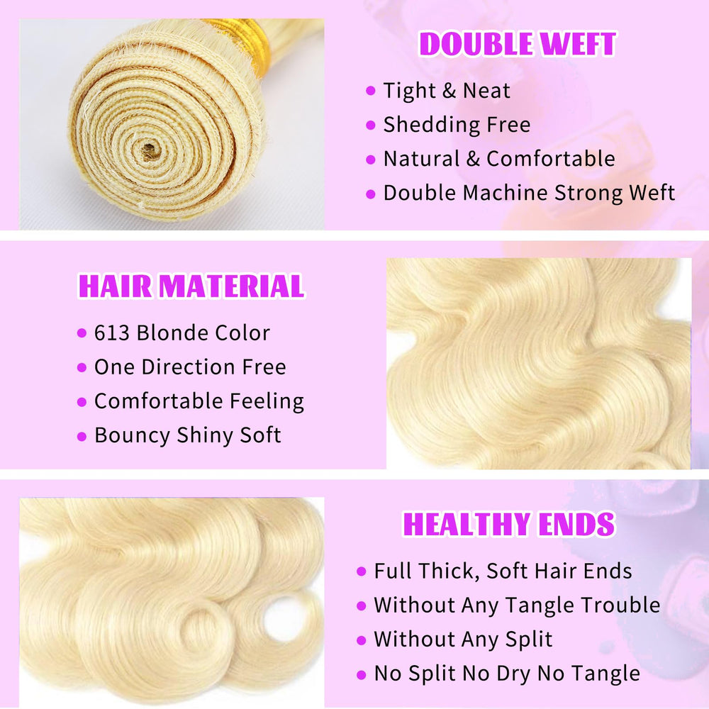 Cosido doble de extensiones VICYAO 613 para mayor durabilidad.