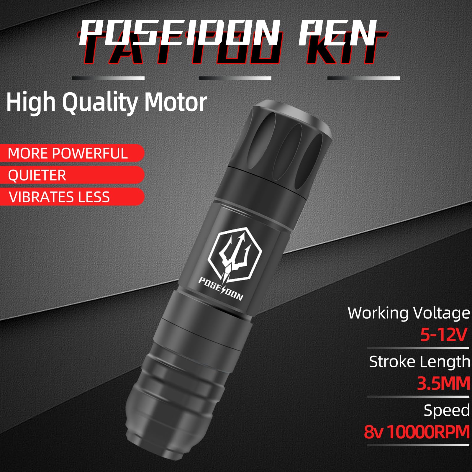 Vidattx Poseidon battery 1500mAh powering long sessions