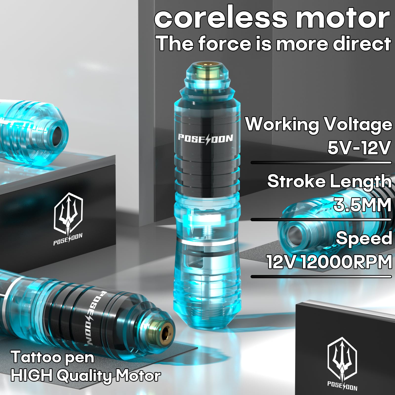 Vidattx Poseidon 1500mAh battery highlighting extended session readiness and quick swaps