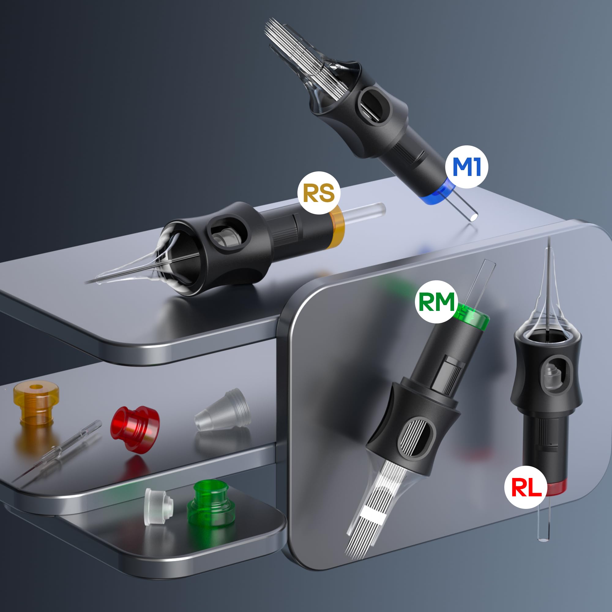 Vidattx Poseidon tattoo kit accessories including gloves for hygiene.