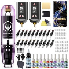 Vidattx Poseidon tattoo pen with ergonomic grip for smooth shading.
