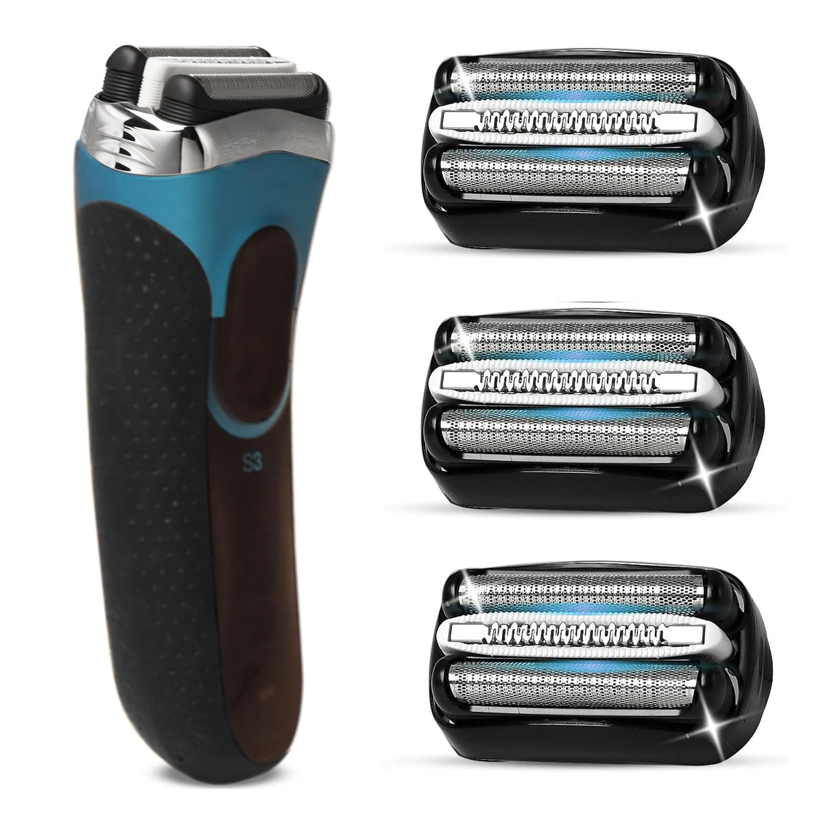 VIDSA 32B foil and cutter heads 3-pack for smoother shaves