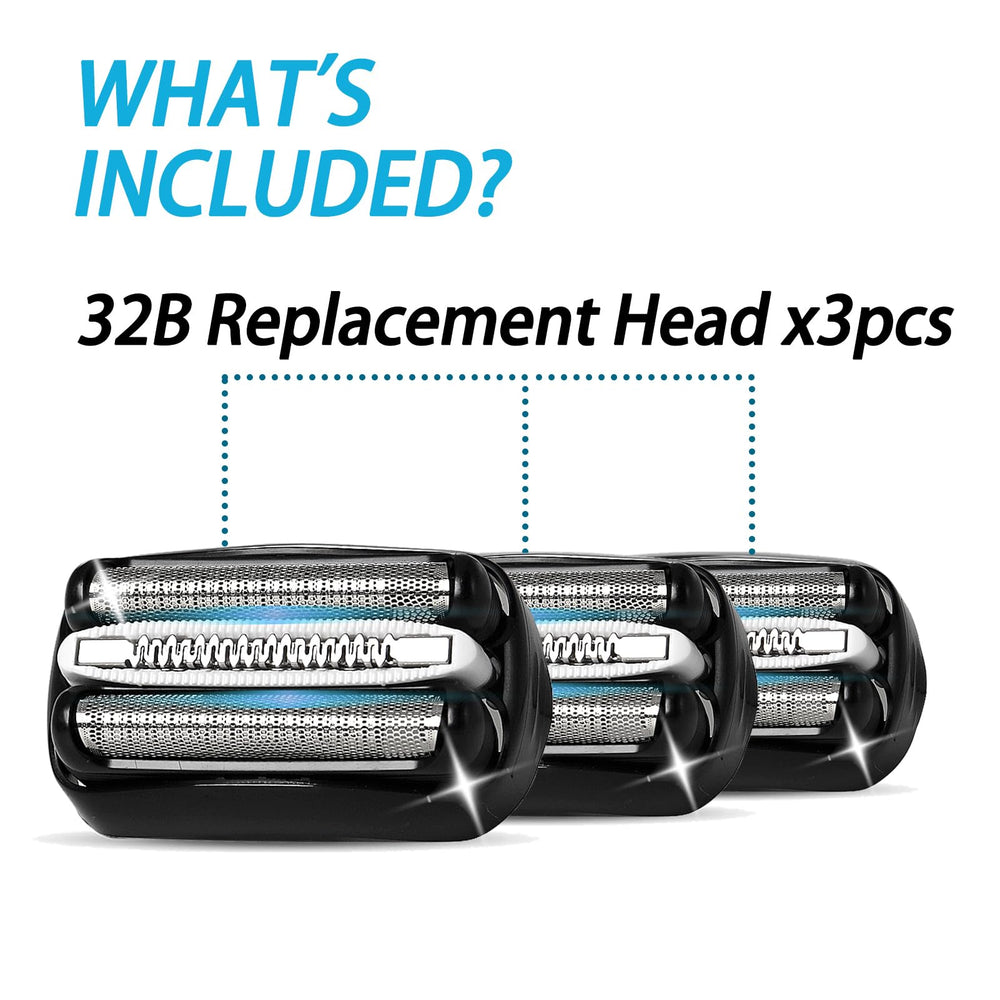 VIDSA replacement heads easy to clean after shaving