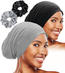 vidsel sleep cap with adjustable strap keeps hairstyle secure all night