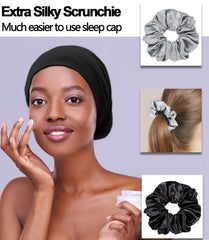 vidsel sleep cap offers full coverage to protect waves and curls