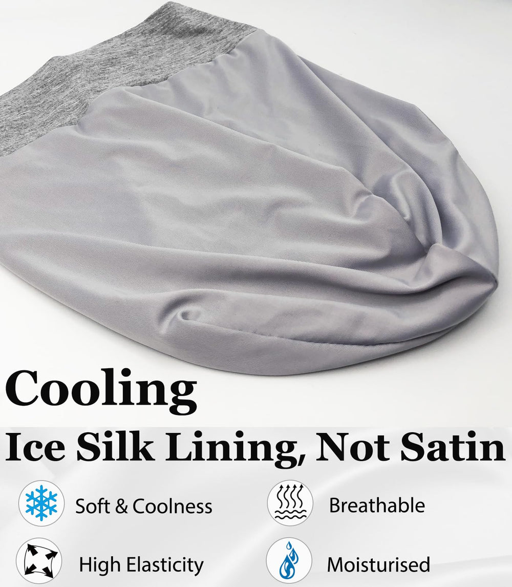 vidsel sleep cap ice silk lining delivers cooling comfort while sleeping