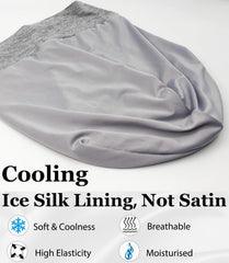 vidsel sleep cap ice silk lining delivers cooling comfort while sleeping