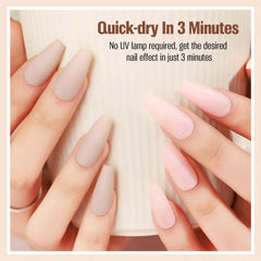 Vieafenti brush stroke demonstrates smooth application for quick dries
