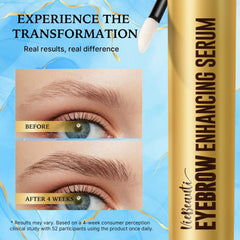 VieBeauti Eyebrow Serum brush application for quick daily brow regimen
