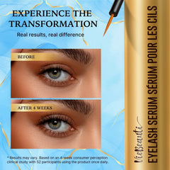 VieBeauti Lash Serum brush tip enables precise lash-line application.