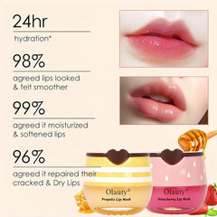 Vienflona lip balm honey pot stick enables easy on-the-go hydration and touch-ups.