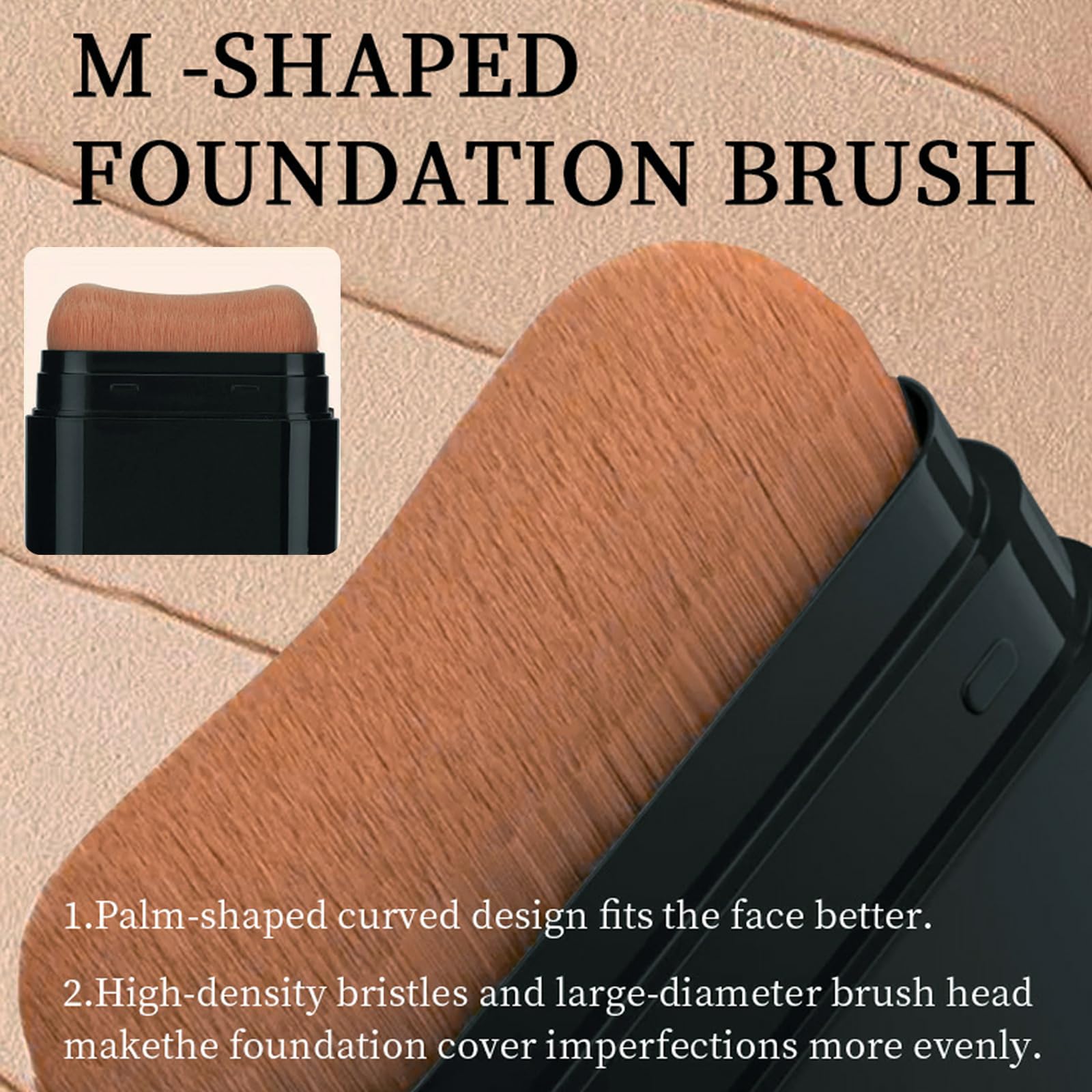 Vienflona Foundation Stick matte finish close-up illustrating long-lasting wear.