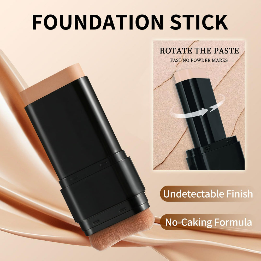 Vienflona Foundation Stick packaging close-up highlighting travel-friendly design.