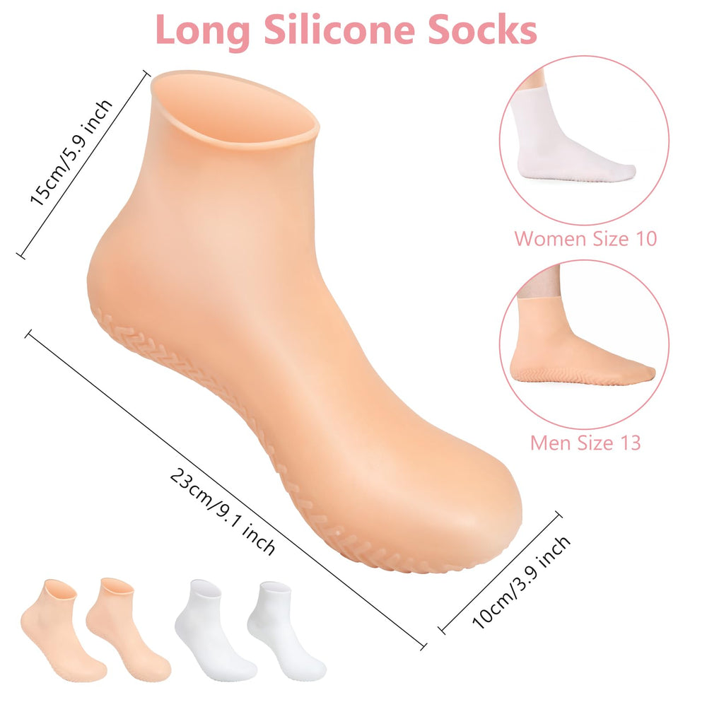 Vigdit two-pack long design wraps feet for enhanced coverage