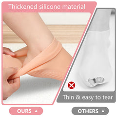 Vigdit soft silicone texture delivers gentle foot hydration