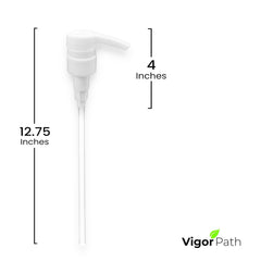 VIGOR PATH universal pump top closeup highlights lockable top for secure on the go use.