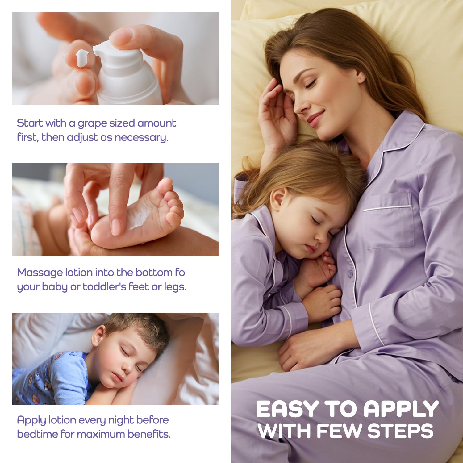 Vigority baby-safe non-greasy formula demonstrated on delicate skin.