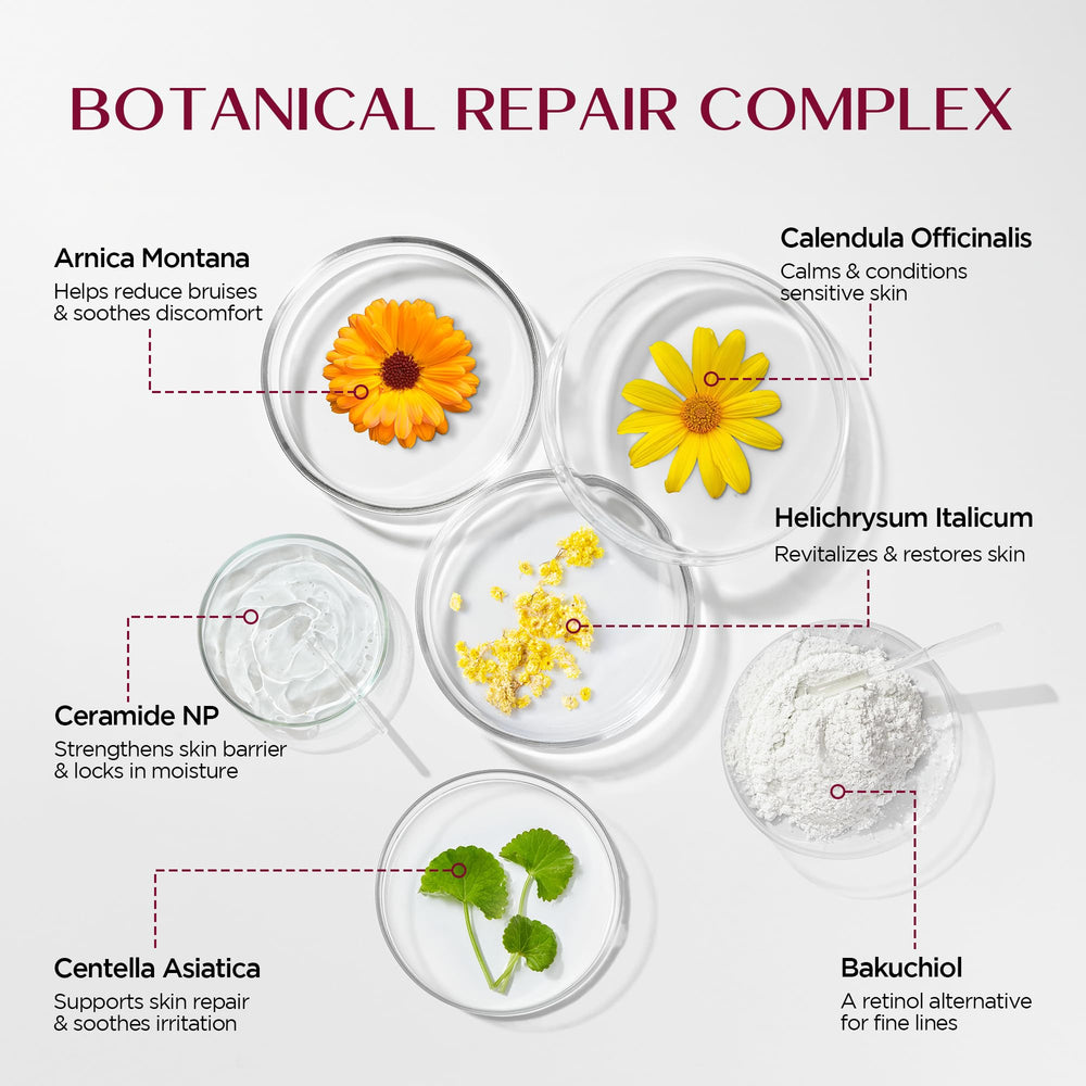 Vigority Helichrysum Italicum plant extract emphasizes natural recovery for aging skin.