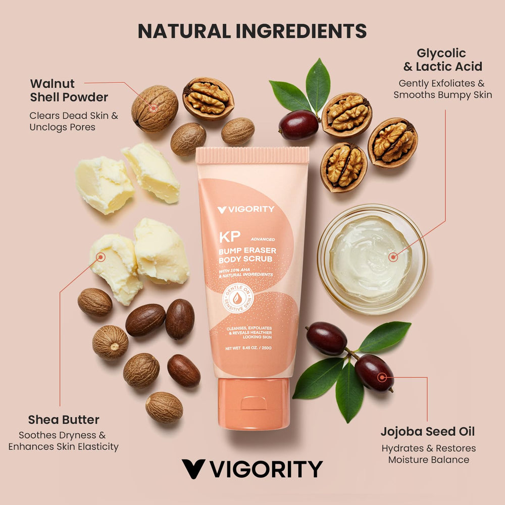 Vigority KP Bump Eraser with glycolic and lactic acids refreshes textured skin.