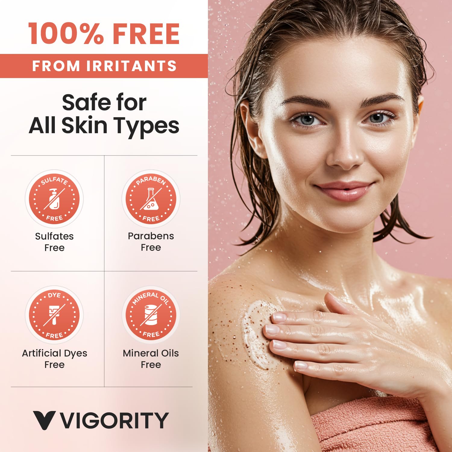 Vigority KP Bump Eraser stays moisturizing after exfoliation for hydrated skin.