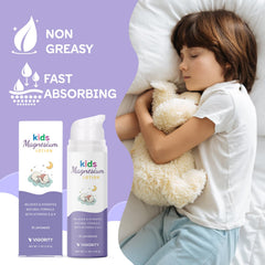 Vigority Magnesium Lotion ingredients label – natural blend suitable for sensitive skin
