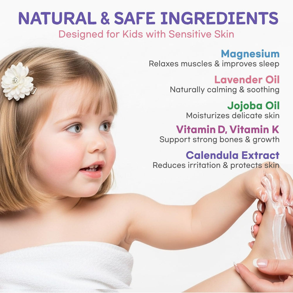 Vigority Magnesium Lotion bottle pour – easy nighttime application for quick calm