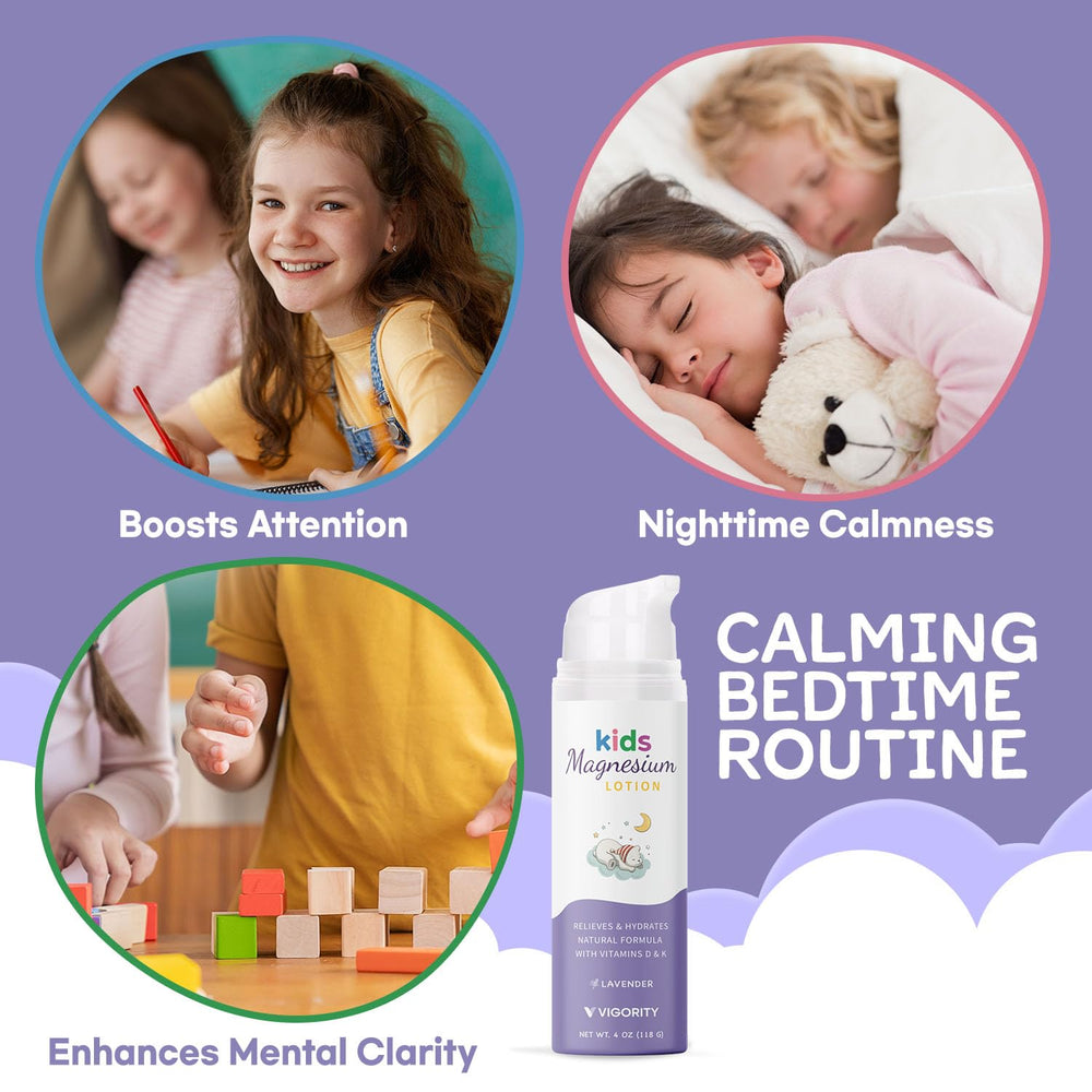 Vigority Magnesium Lotion lavender scent – enhances bedtime ritual with calming aroma