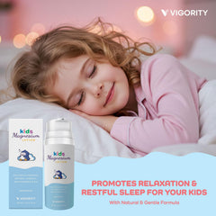 Vigority Magnesium Lotion unscented bottle closeup highlighting fragrance-free formula.