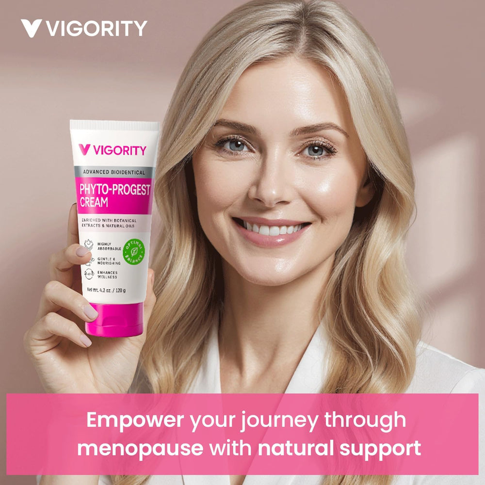 Vigority Phyto-Pro Cream silky finish on skin demonstrates lasting moisturization and comfort.