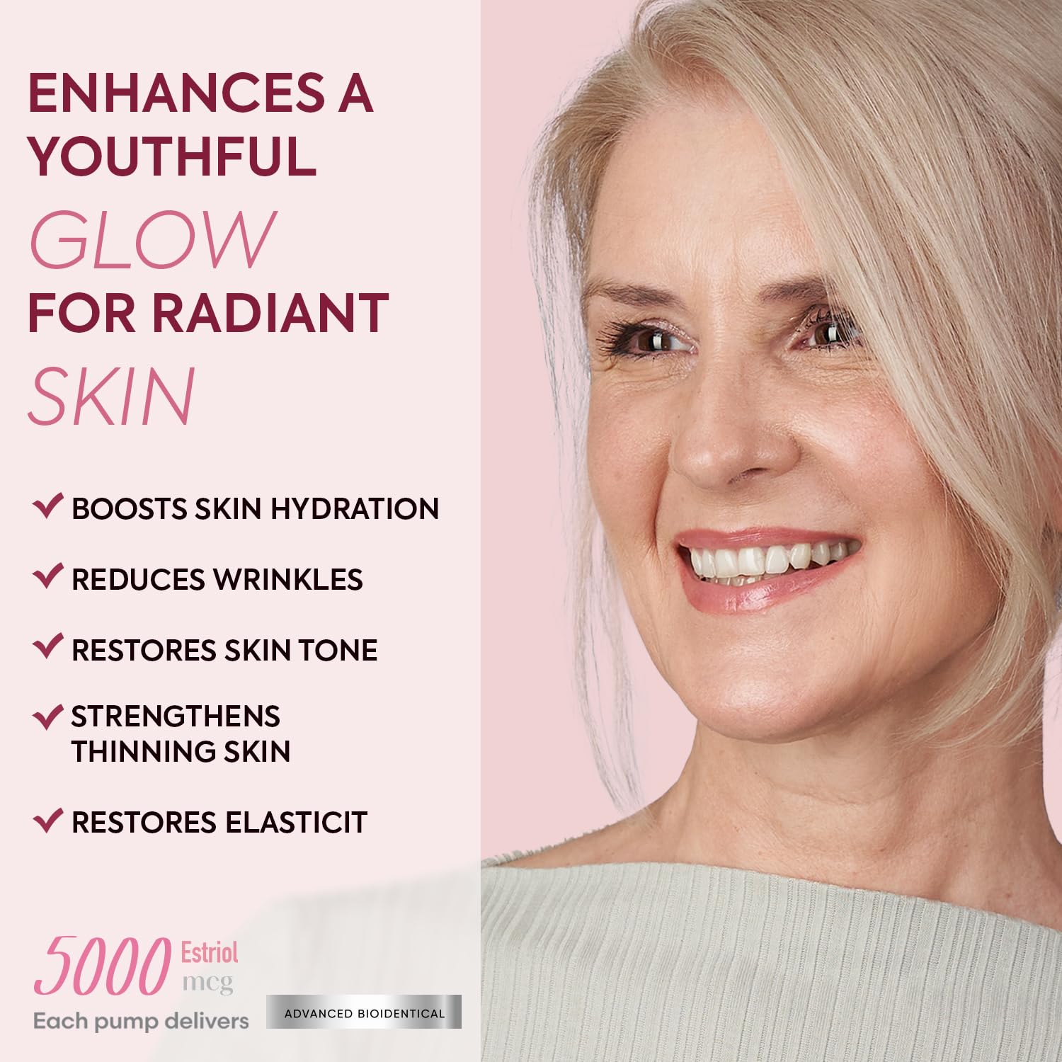 Vigority ingredients reveal wild yam, red clover, kudzu for skin nourishment