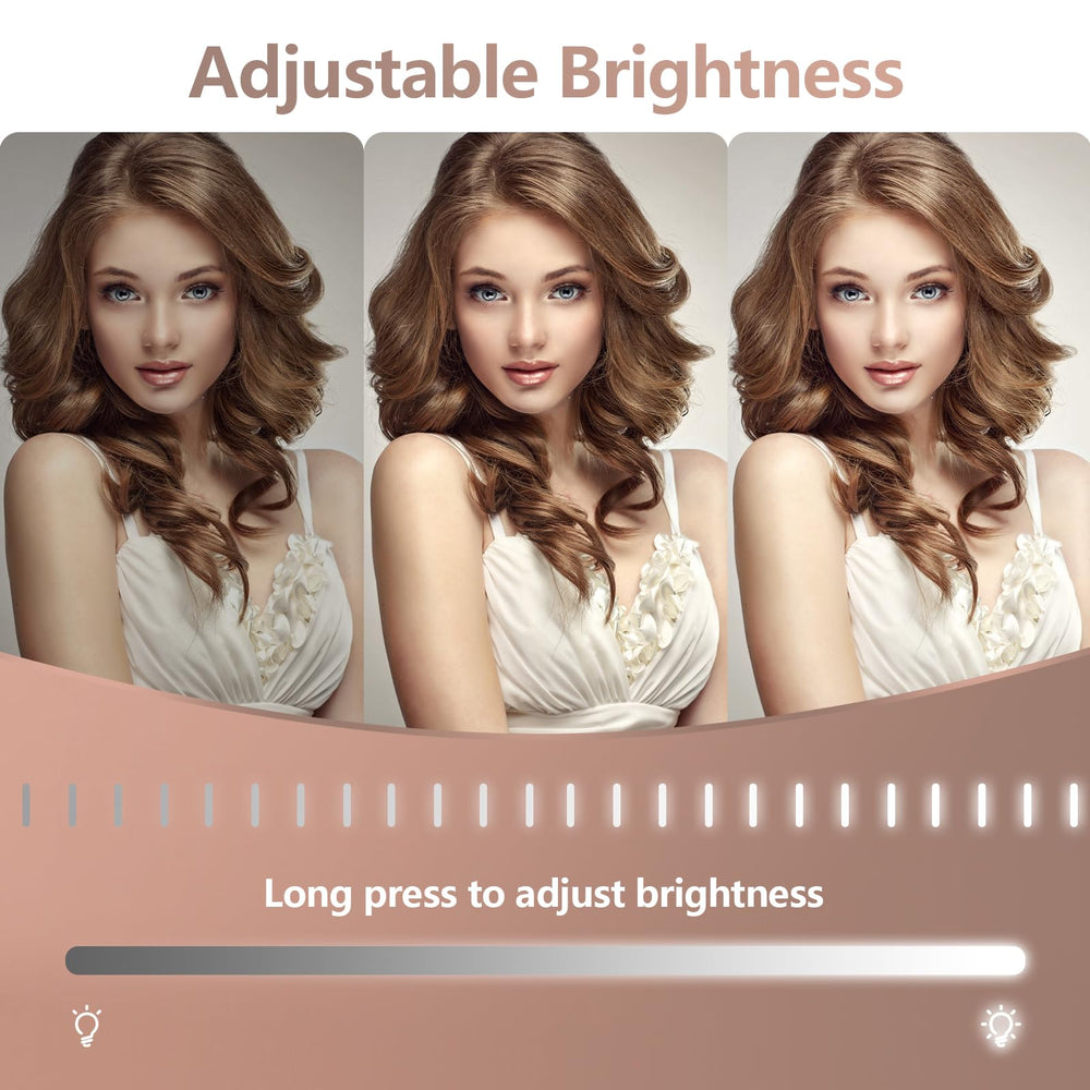 ViKert 360-degree rotation for flexible viewing angles during makeup