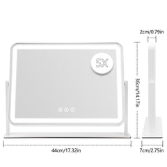 ViKert vanity mirror three-color lighting modes for natural, white, or warm tones