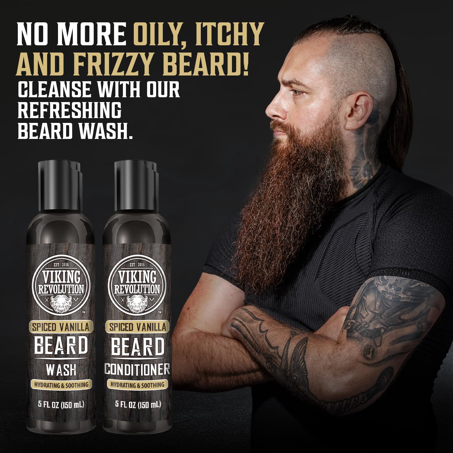 Viking Revolution ingredients highlight argan and jojoba oils for deep moisturization