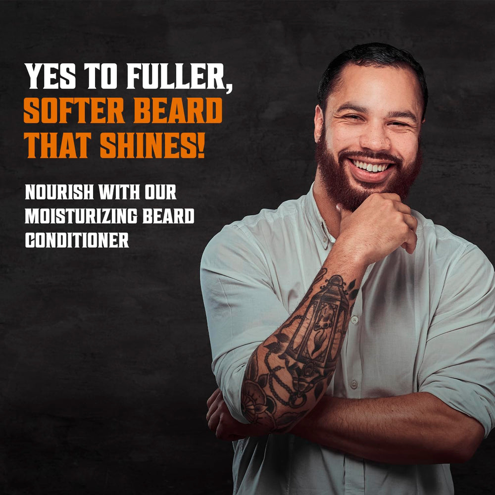 Viking Revolution argan and jojoba oils label emphasizes premium beard nourishment