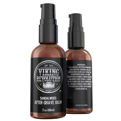 Viking Revolution balm being applied on face shows soothing hydration