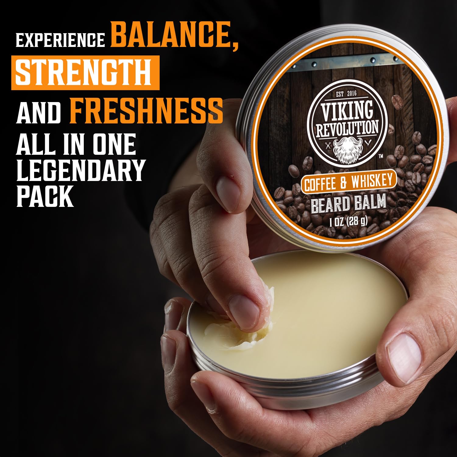 Viking Revolution Unscented balm finish with natural feel