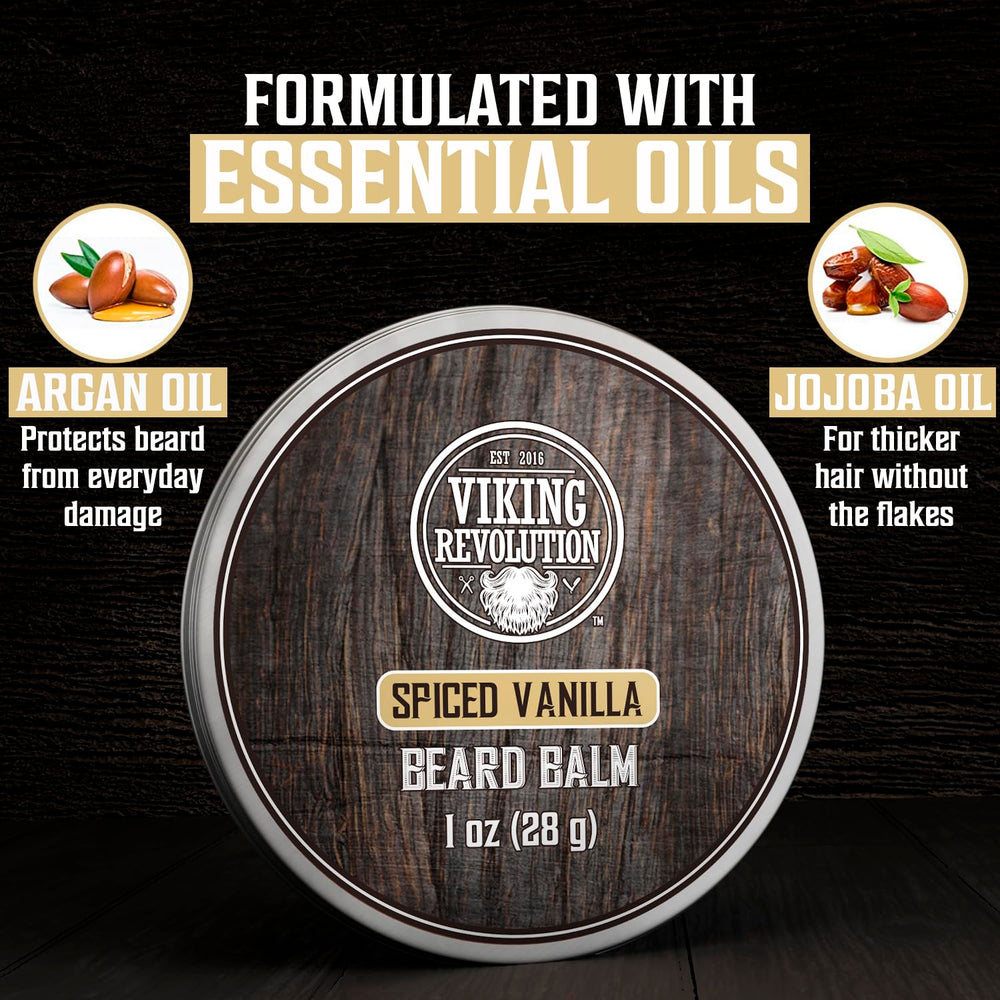 Viking Revolution majestic oud tin softens beard for easy styling and control