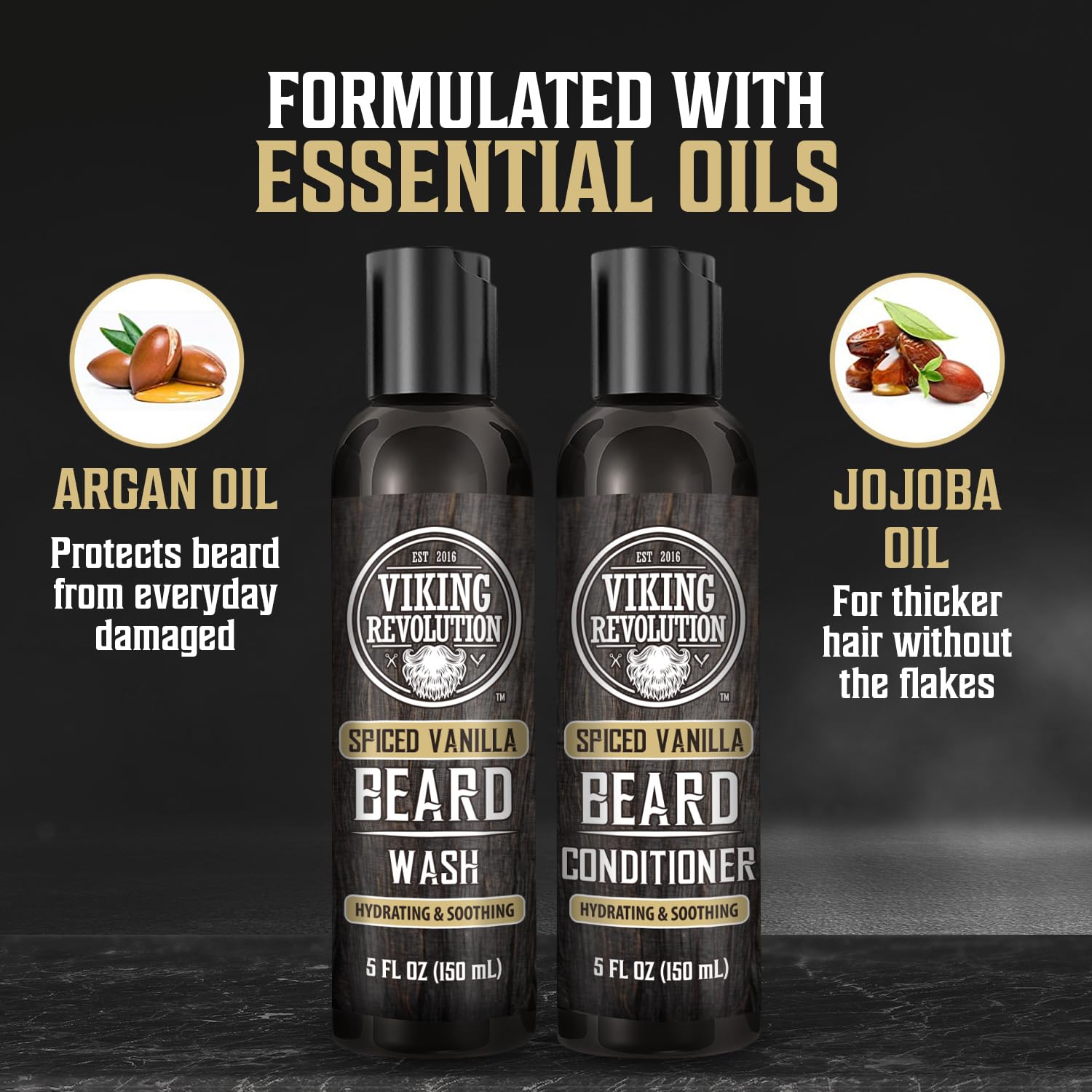 Viking Revolution beard care kit packaging signals a gift-ready grooming set