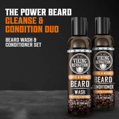 Viking Revolution beard conditioner tube with argan and jojoba oils for softness