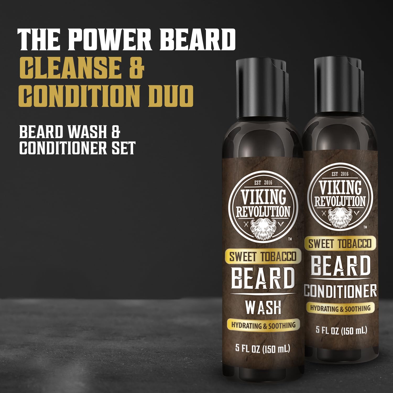 Viking Revolution beard conditioner jar: adds softness and smoother texture.
