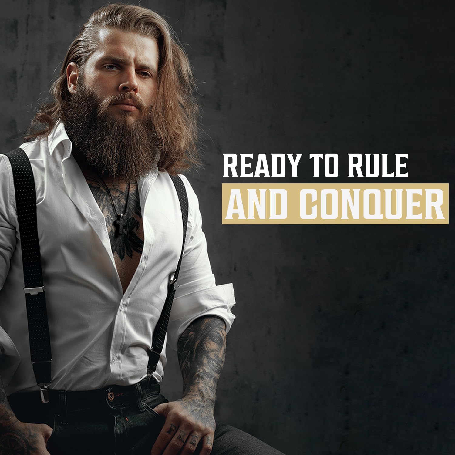 Viking Revolution beard wash creates rich lather demonstrated for thorough cleansing