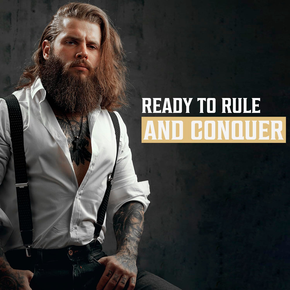 Viking Revolution beard wash creates rich lather demonstrated for thorough cleansing