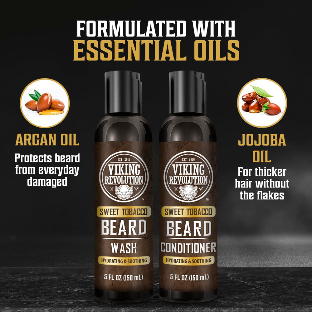 Viking Revolution beard lather foam: rich lather for thorough cleansing.
