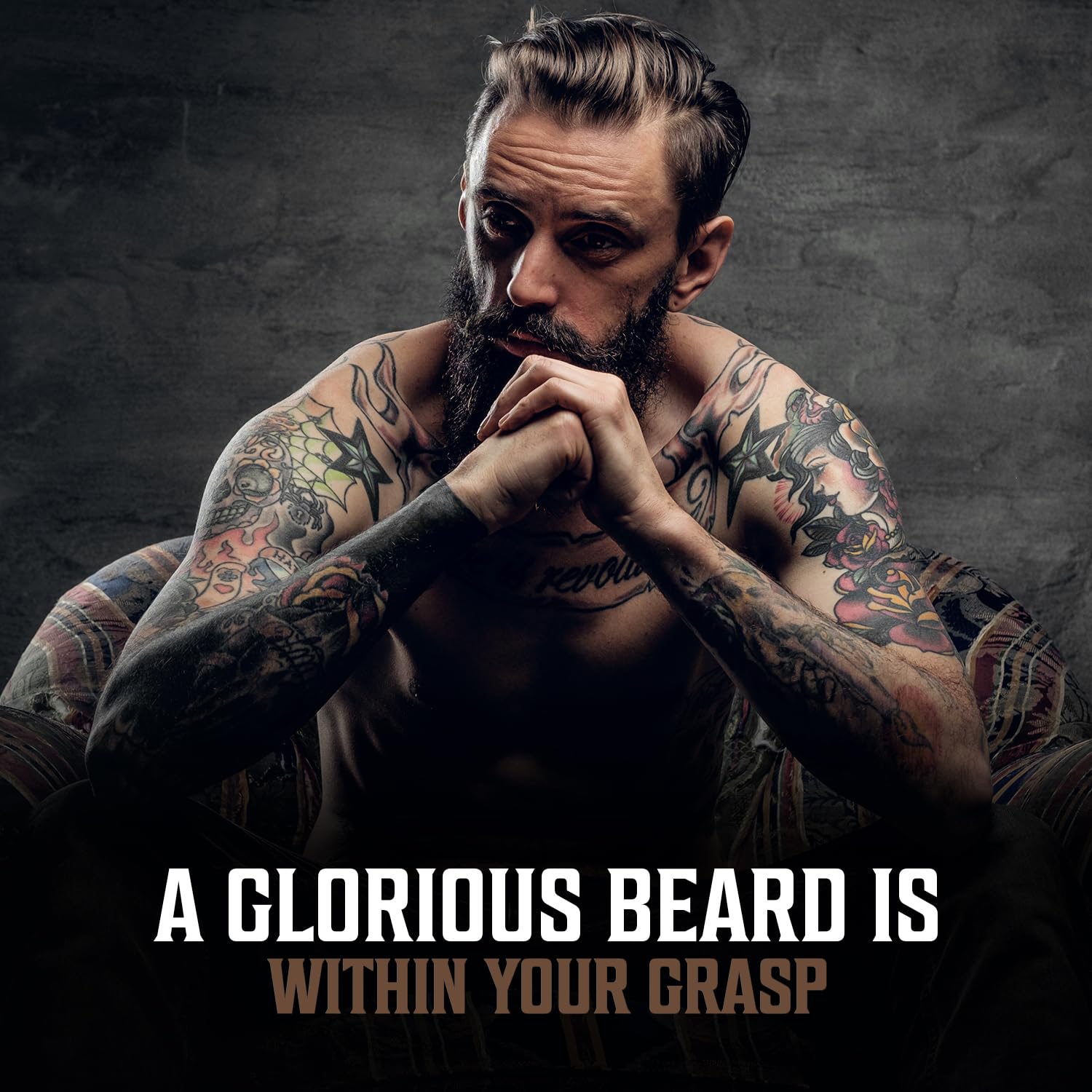 Viking Revolution beard oil fragrance close-up highlighting rich aroma.
