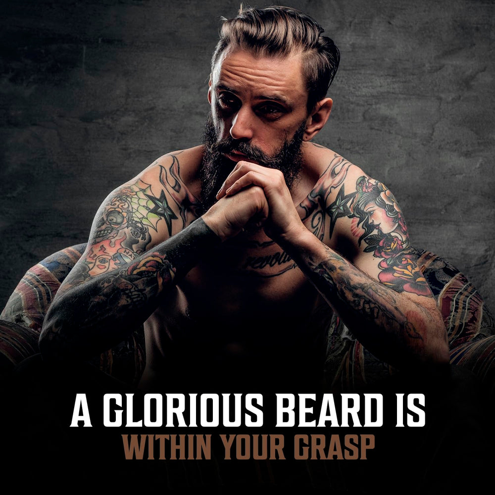 Viking Revolution beard oil fragrance close-up highlighting rich aroma.