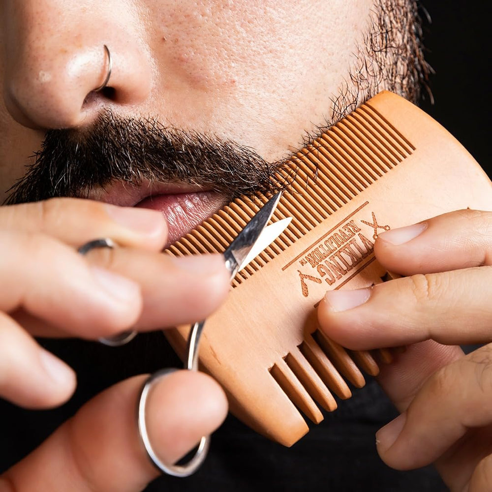 Viking Revolution beard scissors for clean trimming and lines